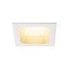 SMEJC 3000K Stropní, podhledové svítidlo, základna hliník, povrch bílá difuzor plast opál, LED 1x10W, teplá 3000K, stmívatelné TRIAC, 230V, rozměry 85x45x85mm, trafo na kabelu náhled 1
