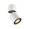 ARADIEN 78 3000K Stropní bodové svítidlo, nastavitelný směr svícení, těleso hliník bílá, LED 1x9W, teplá 3000K, 230V, rozměry d=78mm h=158mm, vč. dálkového ovladače náhled 1