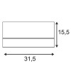 KARDAMOD ES111 DOUBLE Stropní bodové svítidlo, výklopné +-30°, těleso kov, povrch černá, pro žárovku 2x75W, GU10 ES111, 230V, IP20, 315x155x155mm náhled 6