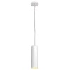 BIARITZ závěsná 1x60W E27 R80 Závěsné svítidlo, těleso hliník, povrch bílá, pro bodovou žárovku 1x60W, E27, R80, 230V, IP20, tř.1, d=100mm l=320mm, závěs l=1500mm, lze zkrátit náhled 1