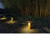 RUSTY PATHLIGHT Svítidlo sloupkové těleso železo, povrch rezavá - přirozená koroze, difuzor sklo opál mat, pro LED 1x9W, GX53, 230V, IP44, zař.tř.1, h=400mm, 250x155mm, svítí dolů náhled 5