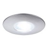 FLAT Vestavné svítidlo, těleso hliník, povrch šedostřbrná difuzor plast, LED 1W, teplá 3000K, 90lm/cca 4W žár, Ra80, úhel 45°, 350mA, IP20, d=30mm, h=28mm náhled 2