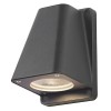 WALLYX Nástěnné bodové svítidlo, těleso hliník, povrch černá antracit, sklo čiré, pro žárovku 1x50W, GU10 ES50, 230V, IP44, 153x117x100mm náhled 5