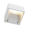 LOGS Nástěnné svítidlo, venkovní, barva bílá, 1x8W, LED, 3000K, 250lm, 230V/480mA, IP44, ta 40°C, 130x80x132mm, materiál hliník náhled 1