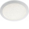 BRANCO R Stropní přisazené svítidlo, těleso plast, povrch chrom, difuzor plast čirý krystal, LED 18W, 1890lm, neutrální 4000K, Ra85, 230V, zvýš. krytí IP44, tř.2, rozměry d=300mm, h=27mm. náhled 1