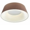 CERRIK Stropní přisazené svítidlo, těleso kov, povrch hnědá mat, difuzor plast opál, LED 36W, 2752lm, neutrální 4000K, 230V, Ra85, IP20, tř.1, rozměry d=455mm, h=170mm. náhled 1