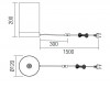 DAKRYM 1x28W, E14 Stolní lampa, těleso kov, povrch nikl, stínítko textil šedá, pro žárovku 1x28W, E14, 230V, IP20, tř.2, rozměry d=120mm, h=200mm. náhled 4