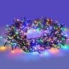 Chain LED 200x RGB+ 200x WW smart Tuya VÝPRODEJ Venkovní vánoční řetěz, 200 LED RGB + 200LED  teplá 12W,  fce svítí, nebo mění barvy, ovl smart telefon Tuya, WiFi, 230V, IP44, napájecí adapter IP20, svítící část l=20m, přívod 5m náhled 2