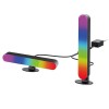 LOREN 200lm RGB Náladové osvětlení, těleso kov, povrch černá, dif plast opál, LED 200lm, teplá 3000K, dálk. ovl. stmív a RGB, IP20, rozměry 250x30x40mm, napájení USB kabelem. náhled 3