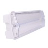 SURI LED 6W NOUZOVÉ Nouzové svítidlo, výdrž baterie LiFePo4 >3h, těleso plast, povrch bílá, kryt plast čirý, LED 6W, 270lm, 230V, IP20, tř.1, rozměry 352x110x67mm. náhled 2