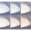 ADORF Stropní svítidlo, základna kov, difuzor plast opál se třpytkami, LED 60W, 4200lm, dálk ovl. CCT přepínatelná teplota teplá 3000K, neutrální 4000K, denní 6000K, stmív, 230V, Ra80, IP20, d=4 náhled 2
