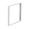 MR104 - Rám pro BACKLIT LED panel 60x60 Montážní rám pro instalaci BACKLIT LED panelů 595x595mm, materiál hliník, povrch bílá, rozměry 600x600x68mm, DIY šroubovací, rozložený náhled 1
