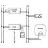 DUALITEX čidlo HF COM1 HF - kvalitní stropní vestavný detektor přítomnosti, záběr 360°/140°, dosah až 20x3m, čas sepnutí 10s-10min, soumrak 10-1000lx, COM1, max.2000W, teplota -25/+55°C, 230V, IP20, 120x120x75mm náhled 7