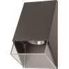 PUL Nástěnné venkovní bodové svítídlo, těleso hliník, povrch šedočerná, plast čirý, pro žárovku 1x35W, GU10 ES50, 230V, IP44, rozměry 180x102x92mm, svítí dolů náhled 1