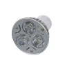 LED GU10 G LED žárovka, těleso kov šedostříbrná, 3x LED čip zelená, LED 3,2, GU10, 230V, úhel svícení 60°, IP20, rozměry d=50mm, h=58mm náhled 2