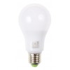 LED žárovka E27 12W LED žárovka, těleso kov šedostříbrná, difuzor plast opál, LED 12W, denní 6500K, 1050lm, E27, vyzař. úhel 280°, 230V, rozměry d=65mm, h=124mm. náhled 1