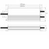 LED zdroj 24V 600W, IP67 Napájecí zdroj pro LED pásky, vstup 230V, výstup 24V, 500W, IP67, rozměry 290x102×37mm, ochrana proti přehřátí, zkratu a přetížení. náhled 10