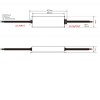 LED zdroj 24V 250W Napájecí zdroj pro LED pásky, vstup 230V, výstup 24V, 250W, IP67, rozměry 			307x36x23mm, ochrana proti přehřátí, zkratu a přetížení náhled 7