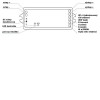 VOCO, 12V/180W, 24V/360W, 15A RGBW-CCT Sada - RF bezdrátový ovladač + přijímač,  pro řízení RGBW-CCT LED pásků, 12V/180W, 24V/360W, 5x6A/kanál, max 15A současně, dosah 30m, rozměry 122x37x21mm. náhled 5