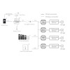 SMART Tuya WiFi stmívač 0-10V, nebo 1-10V RF přijímač, stmívač smart Tuya WiFi, na 0-10V, nebo 1-10V, 20mA, 230V, IP20, plast, bílá, rozměry 52x52x26mm, do KU68 náhled 20
