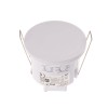 RF senzor pohybu 1200W IP54 HF - Stropní podhledové, čidlo, detektor přítomnosti, 1200W, senzor pohybu pro osvětlení, záběr 120°/360°, dosah 6m, 10s-12min, 3-2000Lx, 230V, IP54, d=76mm, h=66,2mm. náhled 2