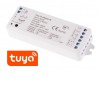 RF příjimač CCT 2x5A, 12V-24V, TUYA RF přijímač pro stmívání CCT LED pásků zátěž max 2x5A, 12V/120W, 24V/240W, napájení 12V-36V, TUYA WiFi, dosah až 30m, rozměry 114x38x20mm, lze spárovat max 10 vysílačů na 1 přijímač náhled 1