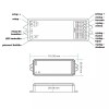 DRIVER Tuya, Wifi, RGBW+CCT 5x3A Driver pro LED pásky, ovl. telef smart systém Tuya, Wifi, RGBW+CCT 5CH, nastavení teploty světla, stmívání, zap/vyp, napájení 5x3A, 12V/180W, 24V/360W, IP20, rozměry 114x38x20mm náhled 2