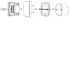 KADET - RF-DIM 1Z Nástěnný RF bezdrátový jednokanálový ovladač TRIAC stmívač 0-100%, bílý, pro LED světelné zdroje 200W, 230V, IP20, 86x86x35mm, do KU68, párovat lze max 10 ext ovladačů a neomezeně přijímačů náhled 6