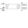 RF-DIM přijímač 4K 4CH RF přijímač pro stmívání LED pásků pro 0-10V a 1-10V, napájení 12V DC nebo 85-265VAC, výstup 	4x(0-10)VDC, 40mA/kanál, rozměry 	114×38×20 mm,  lze spárovat max 10 vysílačů na 1 přijímač. náhled 3