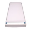 MR03 - Rám pro LED panel 120x30 VÝPRODEJ Montážní rám pro instalaci LED panelů 295x1195mm na strop, materiál hliník, povrch bílá, rozměry 30x1200x50mm, DIY šroubovací, rozložený náhled 1