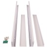 MR03 - Rám pro LED panel 120x30 VÝPRODEJ Montážní rám pro instalaci LED panelů 295x1195mm na strop, materiál hliník, povrch bílá, rozměry 30x1200x50mm, DIY šroubovací, rozložený náhled 4