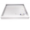 MR107 - Rám pro LED panel 60x60 Montážní rám pro stropní instalaci LED panelů, materiál hliník, povrch bílá, rozměry 600x600x65mm, DIY šroubovací, rozložený náhled 1