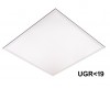 LPSQ 40W, UGR<19, DALI, TUYA, 60x60, backlit Stropní, podhledové, přisazené, závěsné svítidlo, těleso kov, bílá, difuzor plast mikroprisma, LED panel 40W, teplá 3000K, neutrální 4000K, denní 6000K, Ra80, UGR<19, stmívatelné DALI, 230V, IP40, 595x595x30mm