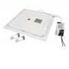 UNION PANELS RSQ Stropní podhledové svítidlo, těleso hliník, povrch bílá, dufuzor plast, LED 24W, 2300lm, denní 6000K, Ra80, 230V, IP20, rozměry 300x300×12mm, trafo na kabelu náhled 7
