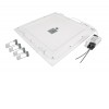 UNION PANELS RSQ Stropní podhledové svítidlo, těleso hliník, povrch bílá, dufuzor plast, LED 24W, 2300lm, denní 6000K, Ra80, 230V, IP20, rozměry 300x300×12mm, trafo na kabelu náhled 8