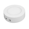 UNION PANELS CRO Stropní přisazené svítidlo, těleso hliník, povrch bílá, dufuzor plast, LED 18W, 1650lm, teplá 3000K, Ra80, 230V, IP20, rozměry d=225mm, h=35mm náhled 2