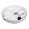 UNION PANELS CRO Stropní přisazené svítidlo, těleso hliník, povrch bílá, dufuzor plast, LED 18W, 1650lm, teplá 3000K, Ra80, 230V, IP20, rozměry d=225mm, h=35mm náhled 7