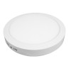 UNION PANELS CRO Stropní přisazené svítidlo, těleso hliník, povrch bílá, dufuzor plast, LED 18W, 1650lm, teplá 3000K, Ra80, 230V, IP20, rozměry d=225mm, h=35mm náhled 4