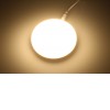 FLOCUL R 18W, IP40 Stropní, podhledové svítidlo kruhové, těleso hliník, povrch bílá, difuzor opál, LED 18W, denní 6500K, 1800lm, 230V, Ra80, IP40, rozměry d=120mm, h=20mm. náhled 2