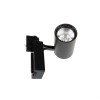 KINZE LED 20W Bodové svítidlo, nastavitelný směr svícení hliník,  černá, LED 20W, 1600lm, teplá 3000K, vyzařovací úhel 24°, Ra80, 230V, IP20, rozměry d=90mm, l=140mm, vč. 3F adaptéru Nordic Aluminium náhled 6