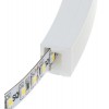 SREK III LED NEON, 12x12mm Silikonový profil, vertikálně ohebný, hranatý, pro instalaci LED pásků šířky max w=8mm, s příkonem pásku max w=9,6W/m, rozměry 12x12mm, cena za 1m náhled 2