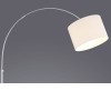 CAPRITO stojací Stojací lampa, základna kov, povrch nikl mat, stínítko textil bílá, difuzor sklo mat, pro žárovku 1x28W, E27, 230V, IP20, zař.tř.2, h=1500-2150mm, vyložení max 1000mm náhled 3