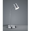 GALLIPOT LED 4,7W Stolní lampa, husí krk, materiál kov, povrch bílá mat, difuzor plast opál, LED 1x4,7W, teplá 3000K, 470lm, 230V, IP20, tř.1, přímé stmív LED, rozměry 150x230x380mm, vč. vypínače. náhled 3