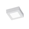 ZEUS LED 5W Stropní svítidlo, materiál kov, povrch bílá, difuzor plast opál, LED 1x5W, teplá 3000K, 700lm, 230V, IP20, tř.1, rozměry 120x120mm, h=35mm. náhled 1