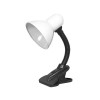 PANAX 1x60W, E27 Stolní lampa, flexibilní rameno, nastav směr svícení, těleso kov a plast, povrch bílá, pro žárovku 1x60W, E27, 230V, IP20, tř.1, rozměry h=300mm. náhled 1