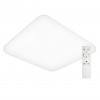 CARREY SQ 100W CCT Stropní svítidlo, základna kov, bílá, difuzor plast opál, LED 100W, 10000lm, dálkovým ovladačem stmívatelné, CCT nast teplota teplá 3000K, - denní 6500K, Ra80, 230V, IP20, rozměry 760x760x80m náhled 1