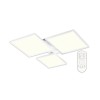 POPIA SQ 50W, CCT Stropní svítidlo, těleso kov, povrch bílá, dif plast opál, LED 50W, CCT nastav teplota teplá 3000K-denní 6500K, 5000lm, dálk ovl. stmív., 230V, IP20, rozměry 600x600x100mm. náhled 1