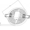 MUSCO 10W Vestavné stropní svítidlo, tvar kruh, těleso plast, difusor plast opál, LED 10W, neutrální 4000K, 1000lm, 230V, IP20, tř.1. rozměry d=100mm náhled 6