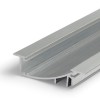WAKE PROFIL 53x13,5mm Vestavný zápustný profil, materiál hliník, povrch černý, maximální šířka LED pásků w=8mm, boční úchyt LED pásků, rozměry 53x13,5mm, l=3000mm, svítí nahoru, nebo dolů náhled 3