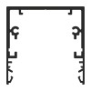 CORNER profil Stropní, přisazený profil pro LED pásky, materiál hliník, povrch černý, max šířka LED pásků w=32mm, rozměry 53x53mm, l=2000mm náhled 5